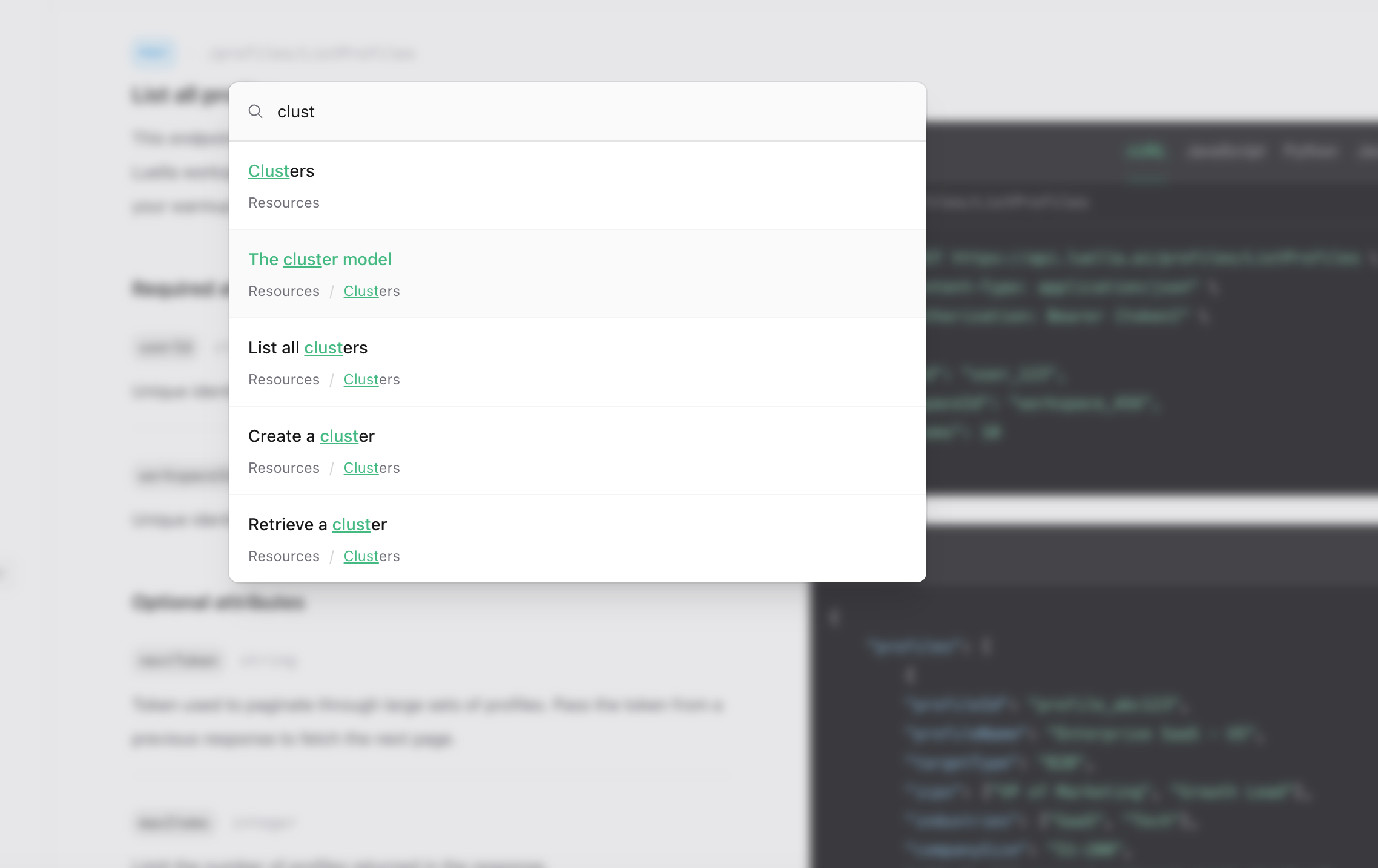 API Infrastructure